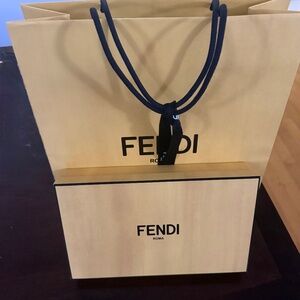 Fendi Empty Small Rectangular box with bag and small empty dustbag